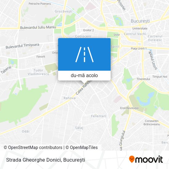 Hartă Strada Gheorghe Donici