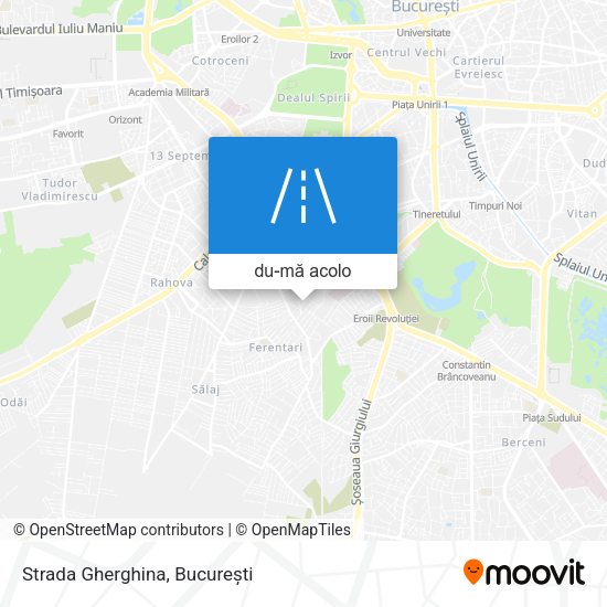 Hartă Strada Gherghina