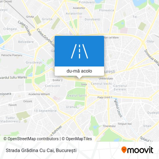 Hartă Strada Grădina Cu Cai