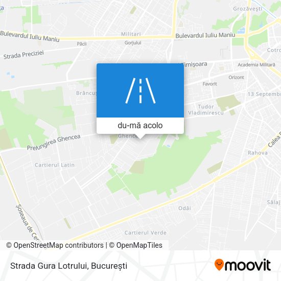 Hartă Strada Gura Lotrului