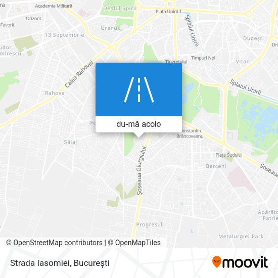 Hartă Strada Iasomiei