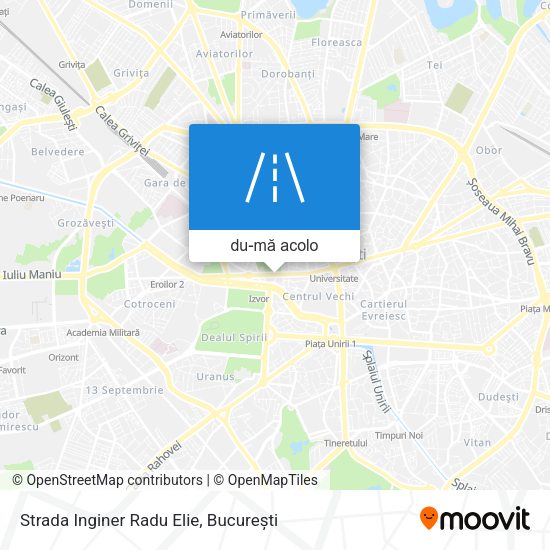 Hartă Strada Inginer Radu Elie