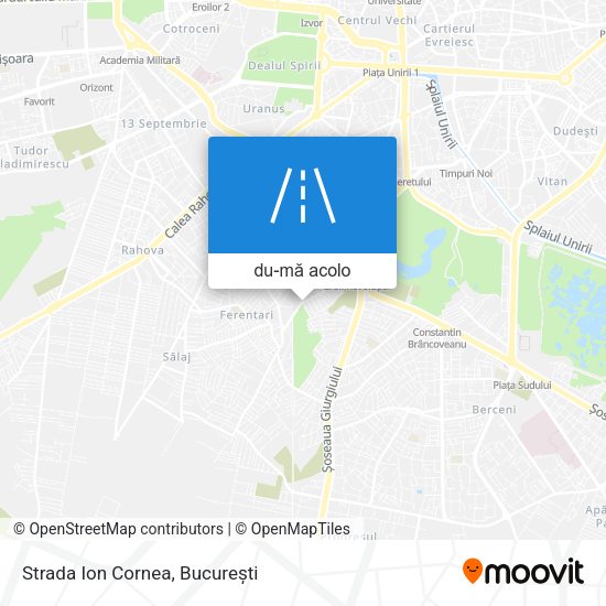 Hartă Strada Ion Cornea