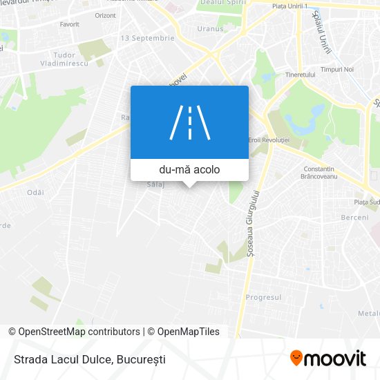 Hartă Strada Lacul Dulce