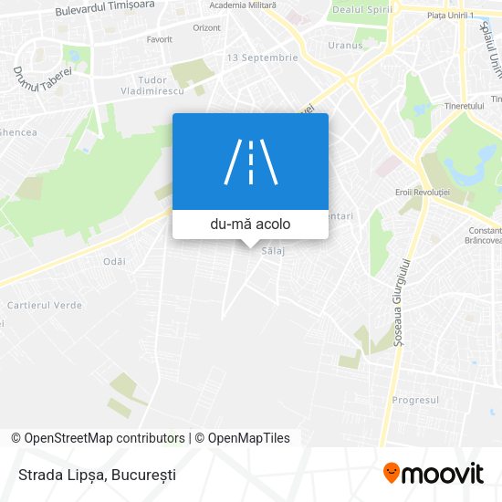 Hartă Strada Lipșa