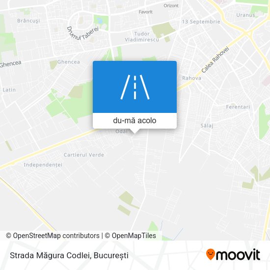 Hartă Strada Măgura Codlei
