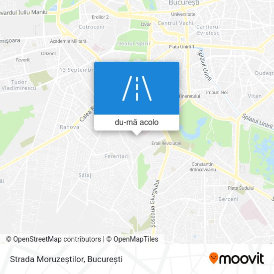 Hartă Strada Moruzeștilor