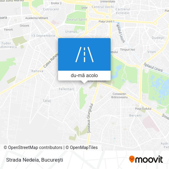 Hartă Strada Nedeia