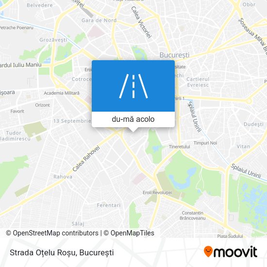 Hartă Strada Oțelu Roșu