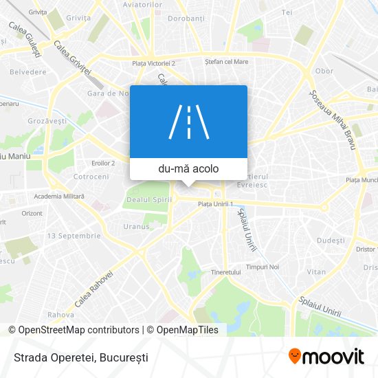 Hartă Strada Operetei