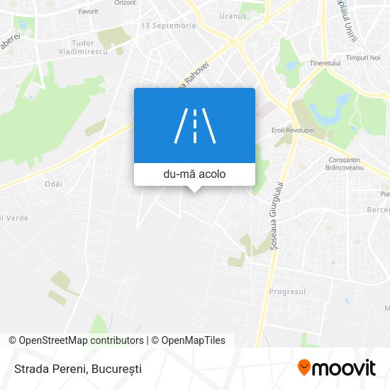 Hartă Strada Pereni