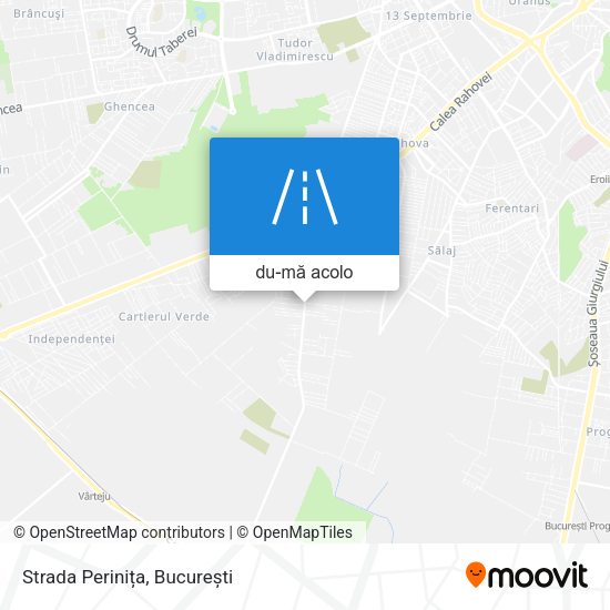 Hartă Strada Perinița
