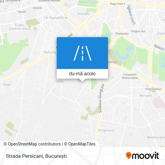 Hartă Strada Persicani