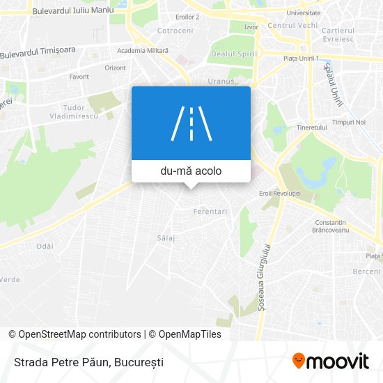 Hartă Strada Petre Păun