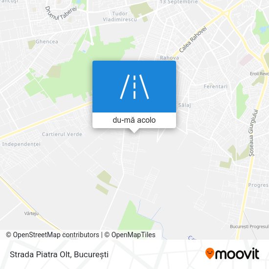 Hartă Strada Piatra Olt