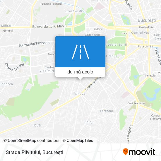 Hartă Strada Plivitului