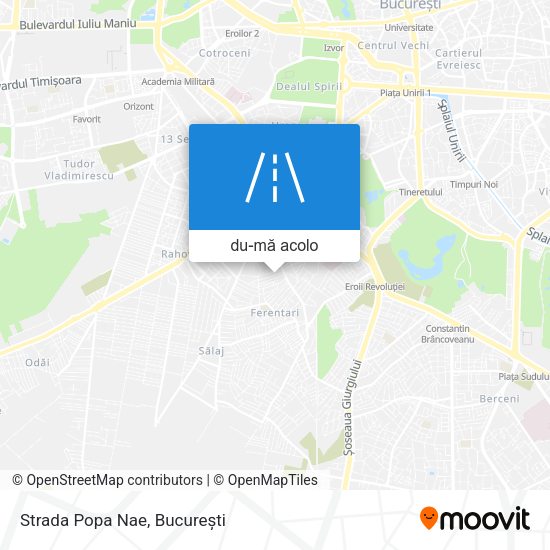 Hartă Strada Popa Nae