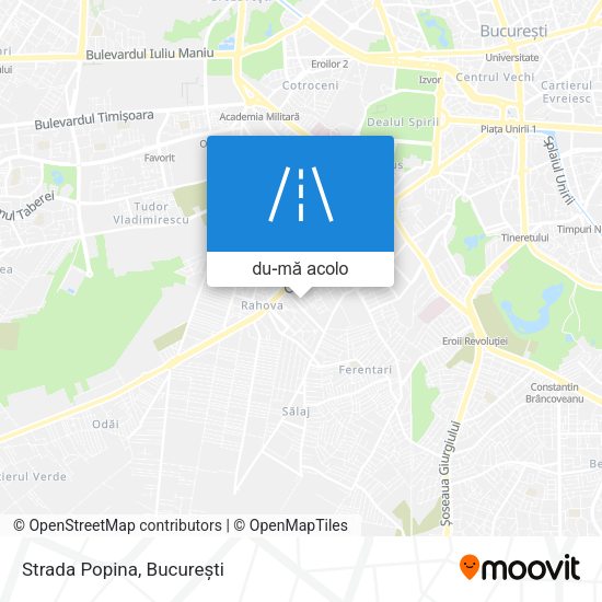 Hartă Strada Popina