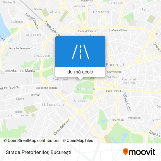 Hartă Strada Pretorienilor