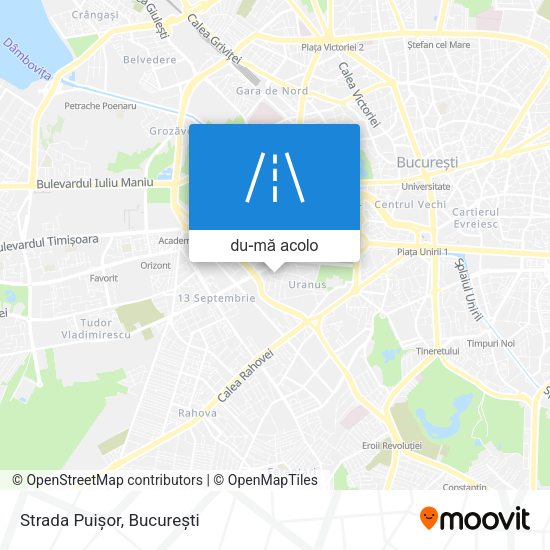 Hartă Strada Puișor