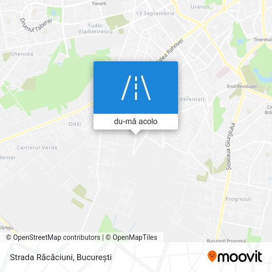 Hartă Strada Răcăciuni