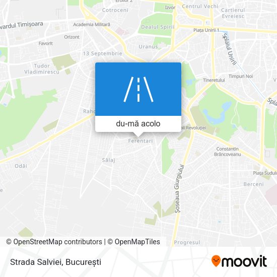 Hartă Strada Salviei