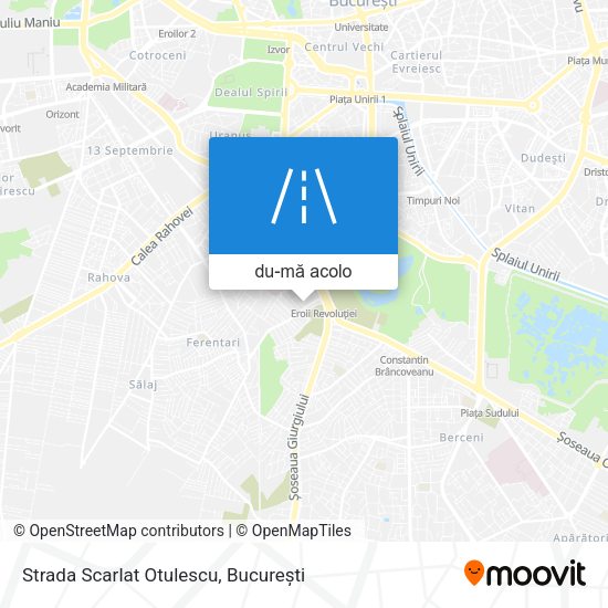 Hartă Strada Scarlat Otulescu