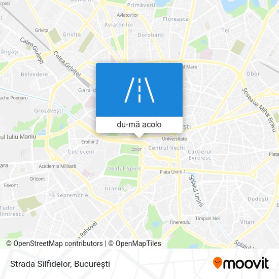 Hartă Strada Silfidelor