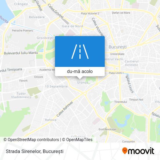 Hartă Strada Sirenelor