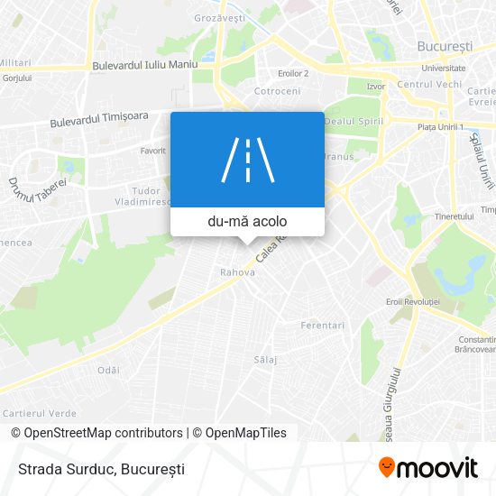 Hartă Strada Surduc