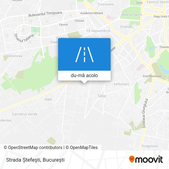 Hartă Strada Ștefești