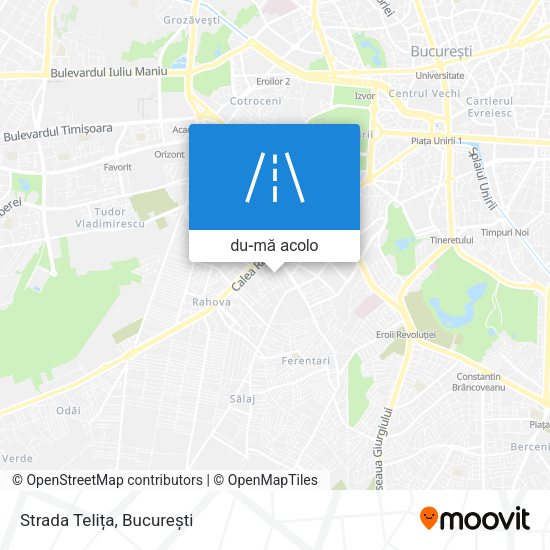 Hartă Strada Telița