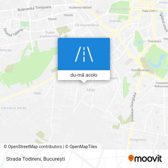Hartă Strada Todireni