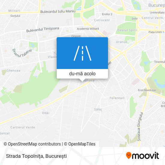Hartă Strada Topolnița