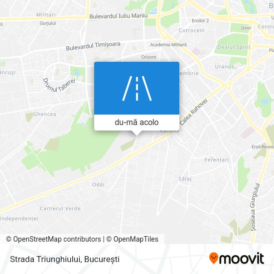 Hartă Strada Triunghiului