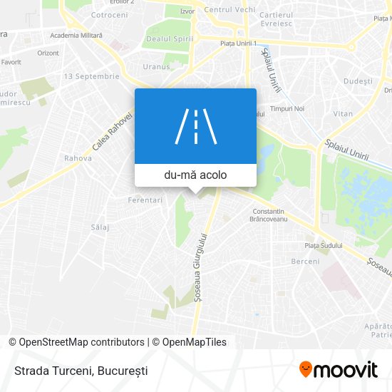Hartă Strada Turceni