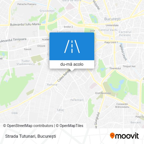 Hartă Strada Tutunari
