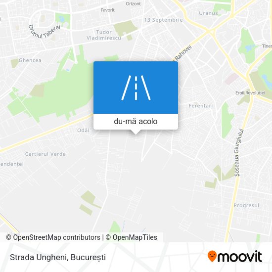 Hartă Strada Ungheni