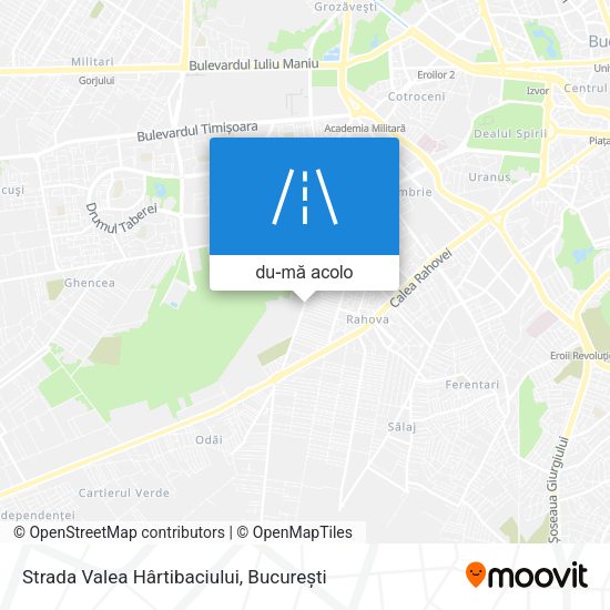 Hartă Strada Valea Hârtibaciului