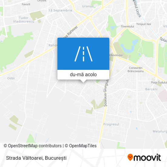 Hartă Strada Vâltoarei