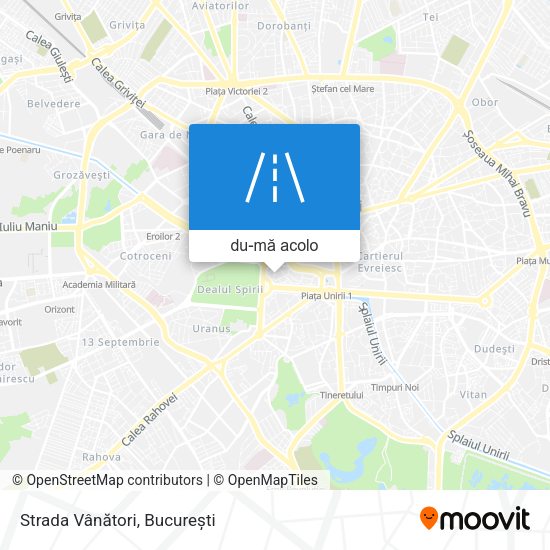 Hartă Strada Vânători