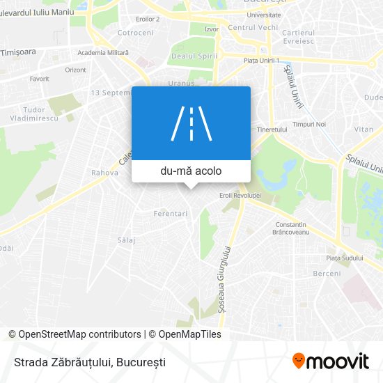 Hartă Strada Zăbrăuțului