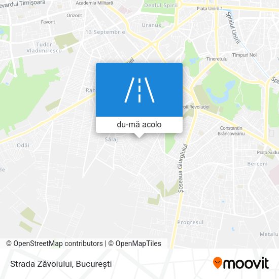 Hartă Strada Zăvoiului