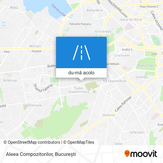 Hartă Aleea Compozitorilor