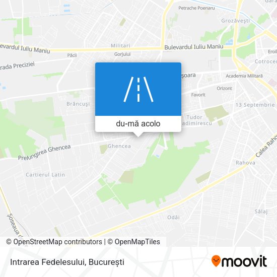 Hartă Intrarea Fedelesului