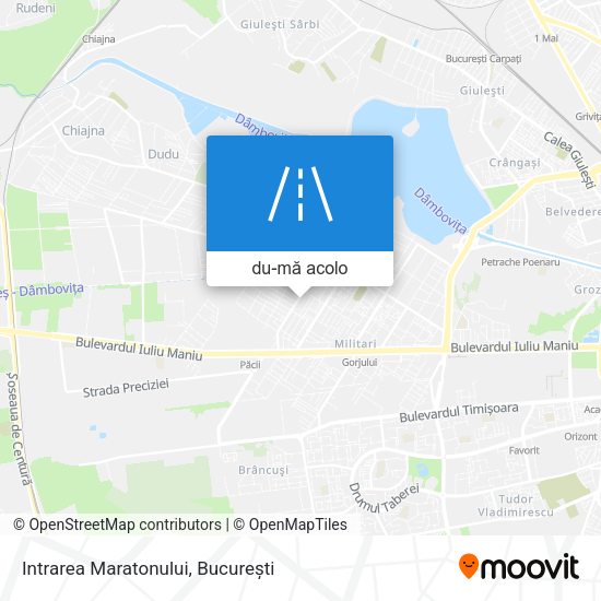 Hartă Intrarea Maratonului
