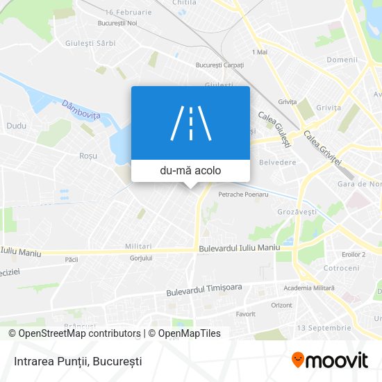 Hartă Intrarea Punții