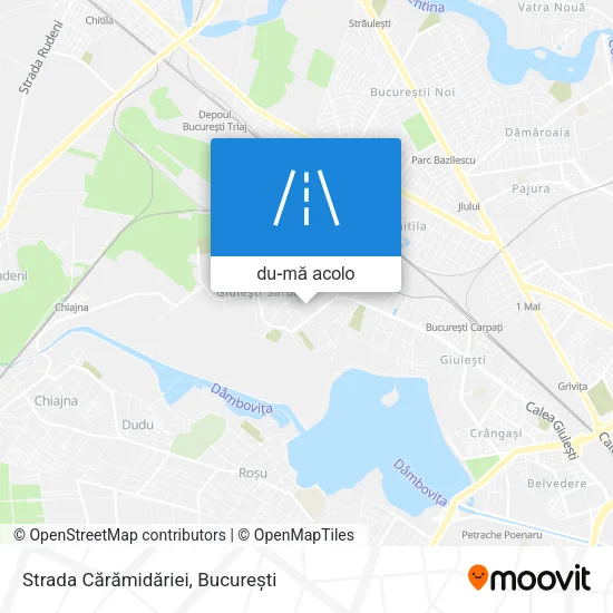 Hartă Strada Cărămidăriei