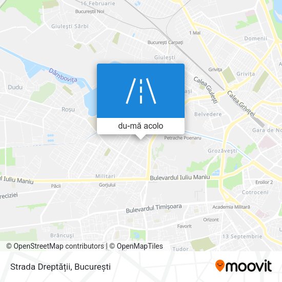 Hartă Strada Dreptății