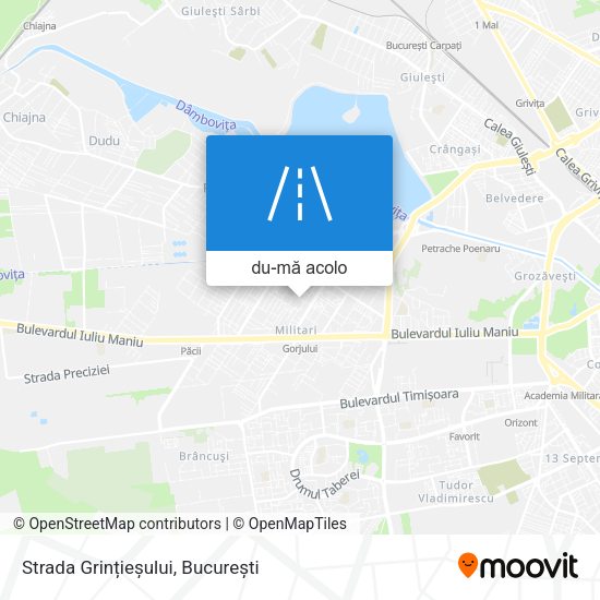 Hartă Strada Grințieșului